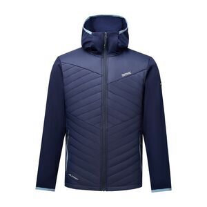 Regatta Mens Andreson Marl Hybrid Jacket / Navy/Dusky Blue